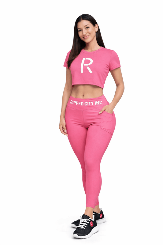 Ripped City Inc women t-shirt in signature design - premium gym apparel - Ripped City Inc premium gym apparel