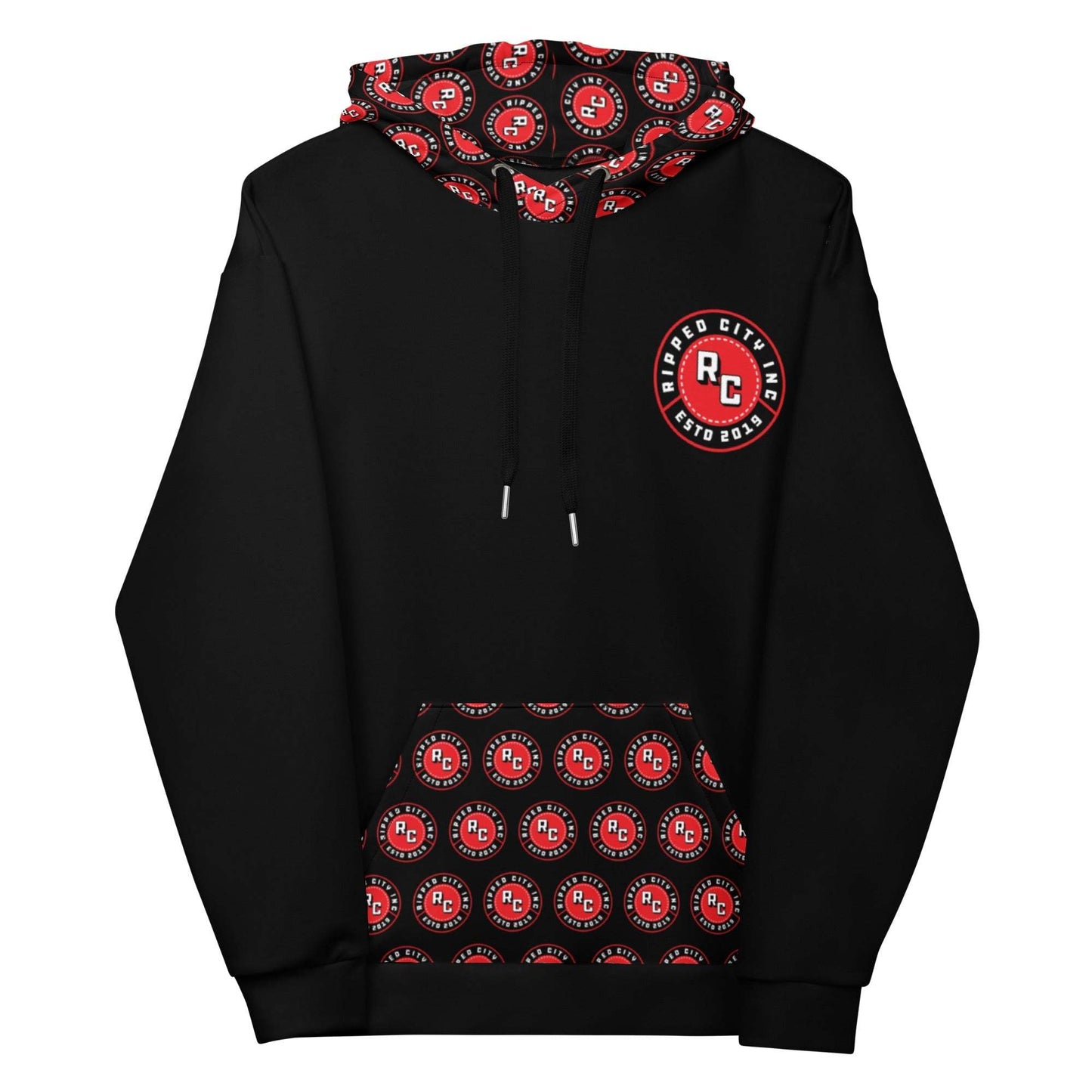 Ripped City Inc unisex hoodie in signature design - premium gym apparel - Ripped City Inc premium gym apparel