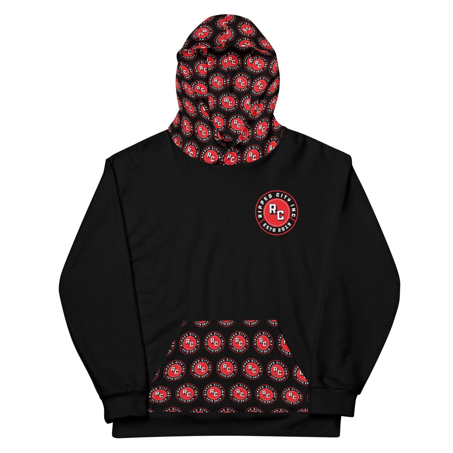 Ripped City Inc unisex hoodie in signature design - premium gym apparel - Ripped City Inc premium gym apparel