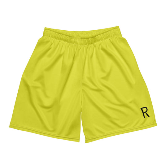 Ripped City Inc unisex shorts in yellow - premium gym apparel - Ripped City Inc premium gym apparel