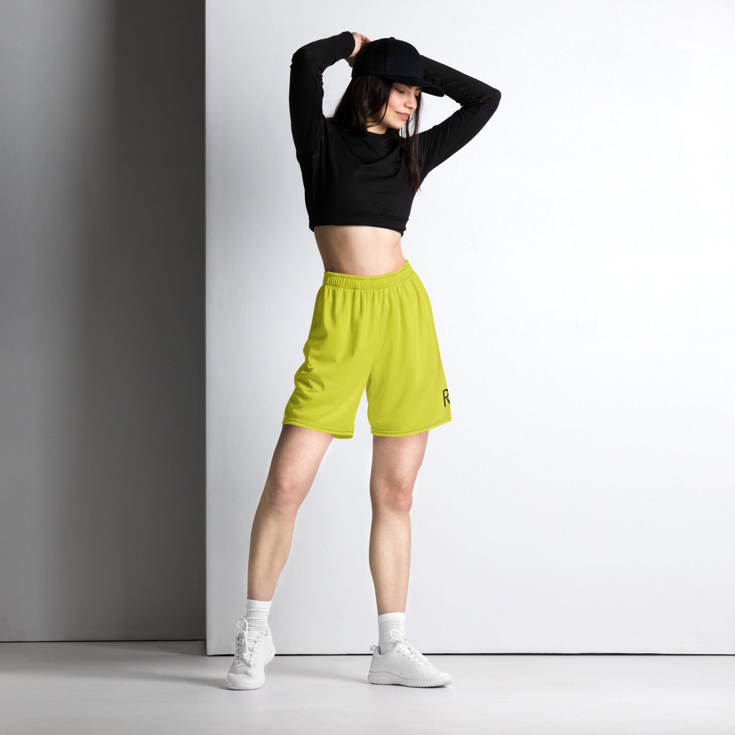 Ripped City Inc unisex shorts in yellow - premium gym apparel - Ripped City Inc premium gym apparel