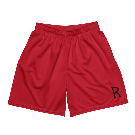 Ripped City Inc unisex shorts in red - premium gym apparel - Ripped City Inc premium gym apparel