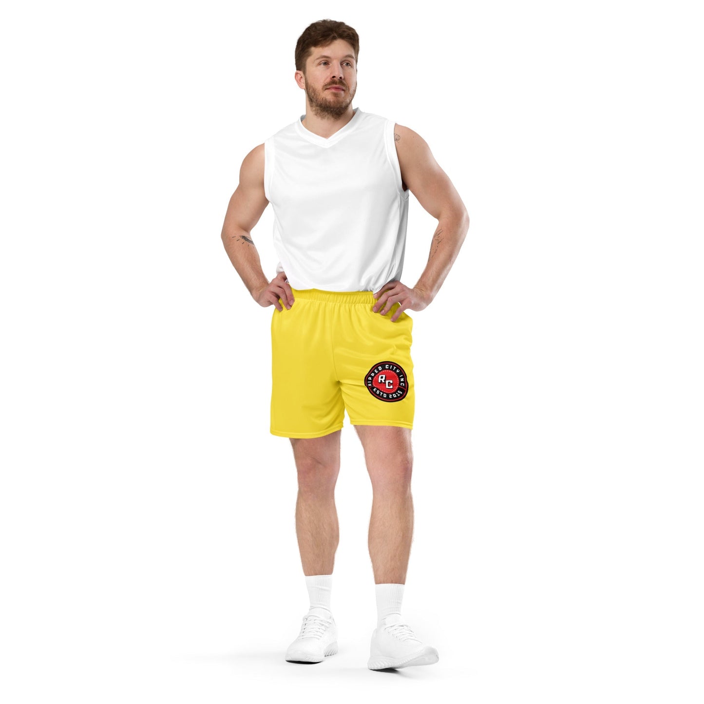 Ripped City Inc men shorts in signature design - premium gym apparel - Ripped City Inc premium gym apparel