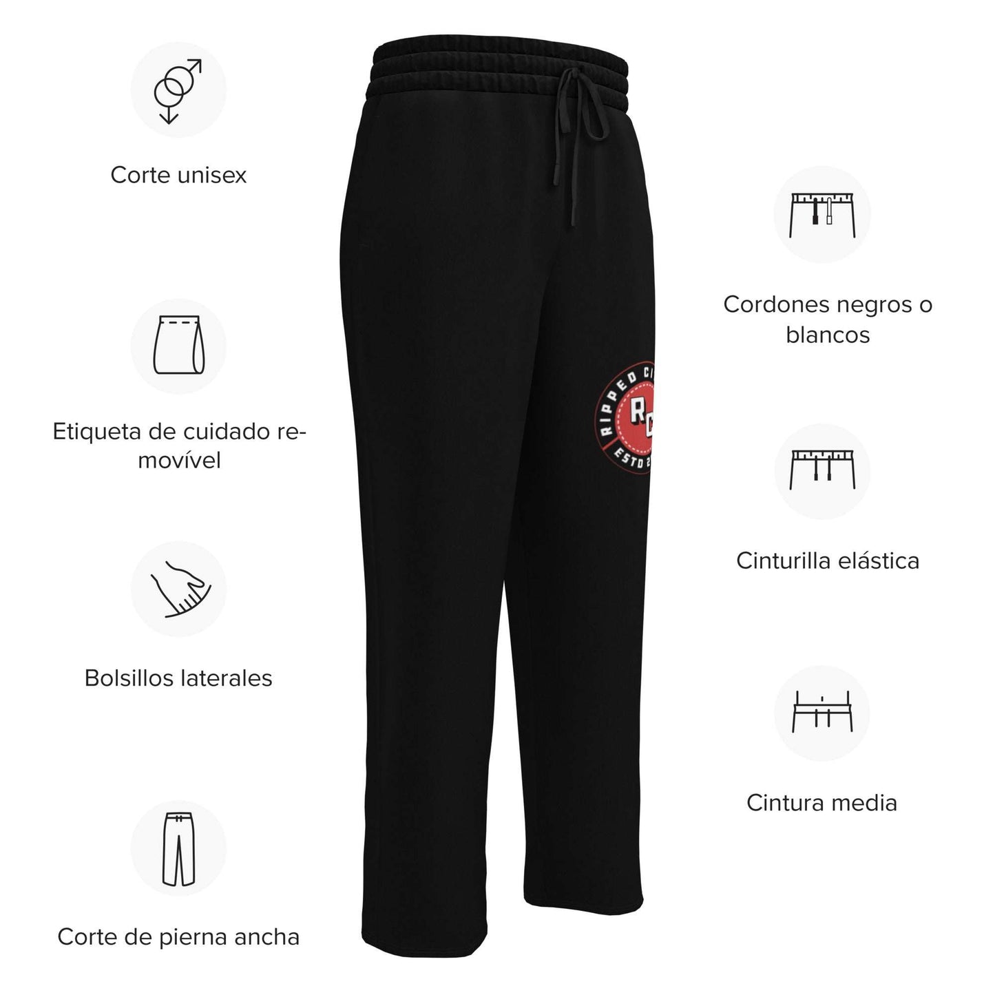 Ripped City Inc unisex joggers in signature design - premium gym apparel - Ripped City Inc premium gym apparel