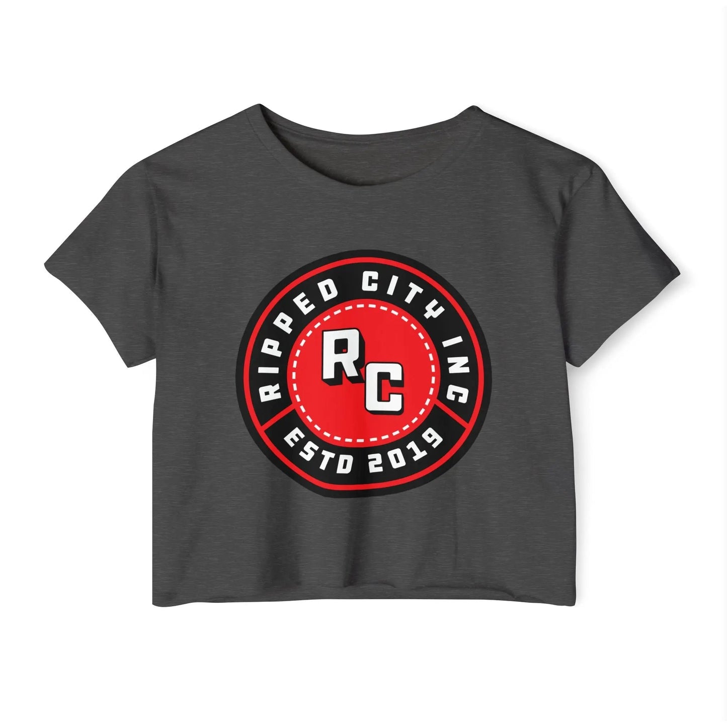 Ripped City Inc women t-shirt in signature design - premium gym apparel - Ripped City Inc premium gym apparel