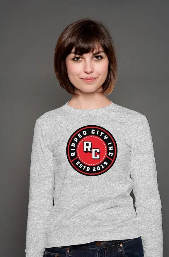 Ripped City Inc women t-shirt in signature design - premium gym apparel - Ripped City Inc premium gym apparel
